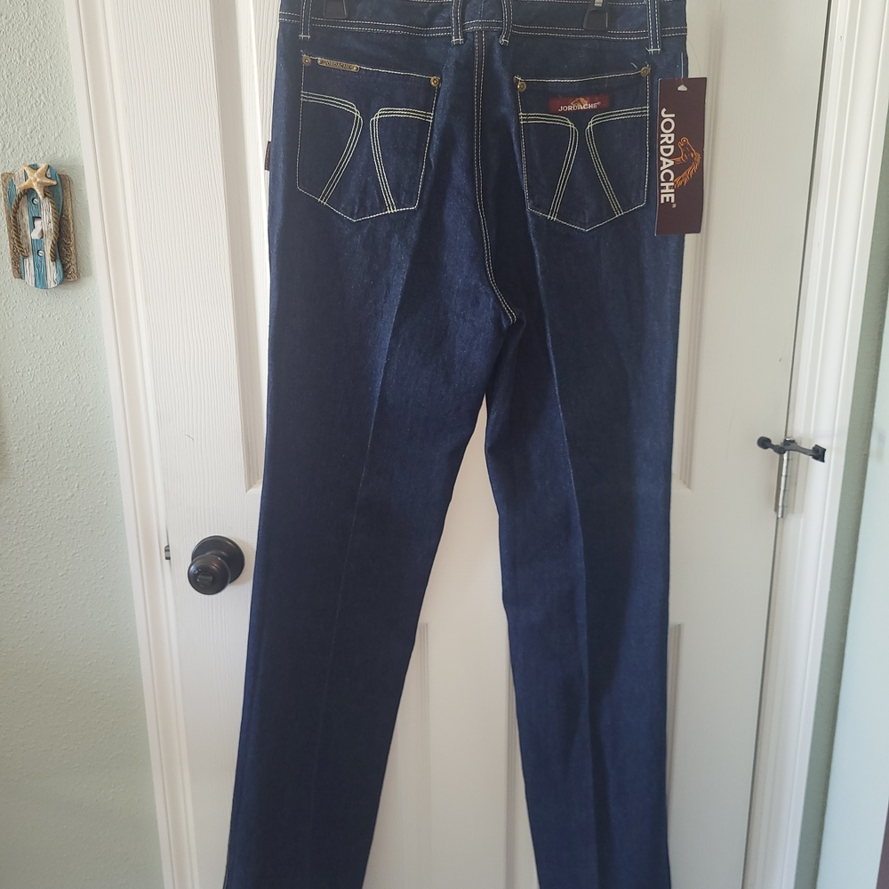 NWT!! TRUE Vintage Jordache Men's Dark Blue Straight-Leg Jeans
